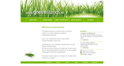 Desktop Screenshot of greenstands.de