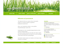 Tablet Screenshot of greenstands.de